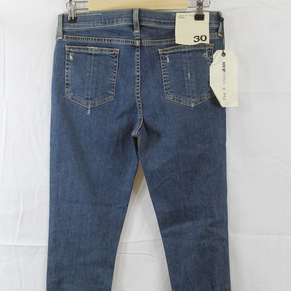 Jean Skinny RAG & BONE 'La Paz' Délavé Et Déchiré, Taille 30 - Neuf Avec étiquette (Prix D'origine 225$)